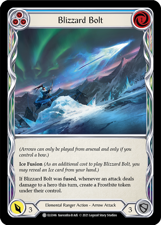 3x Blizzard Bolt (Blue)