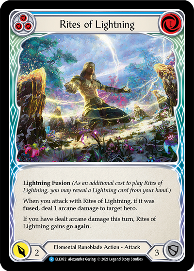 3x Rites of Lightning (Blue)