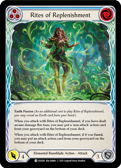 Rites of Replenishment (Blue) Rainbow Foil