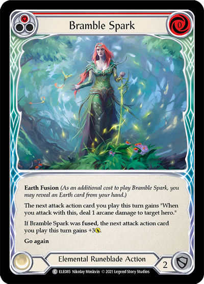 Bramble Spark (Red) Rainbow Foil