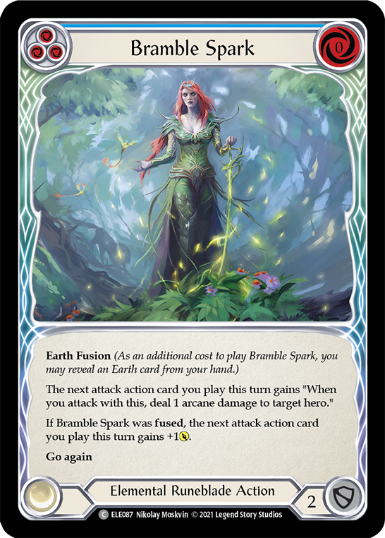 Bramble Spark (Blue) Rainbow Foil