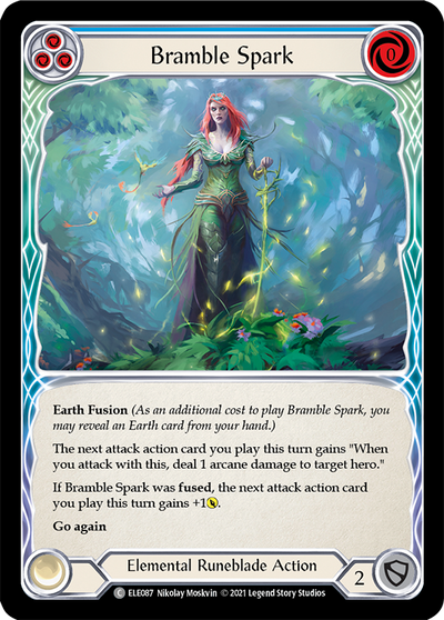 Bramble Spark (Blue) Rainbow Foil