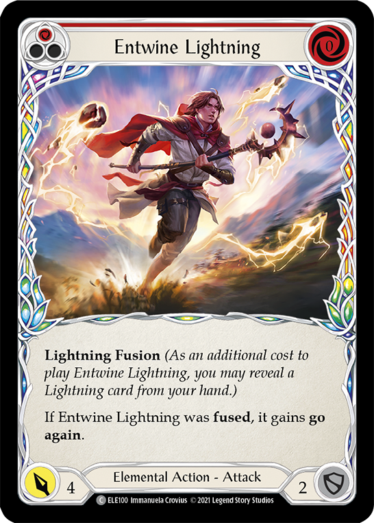 3x Entwine Lightning (Red)