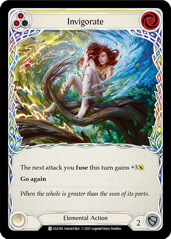Invigorate (Yellow) Rainbow Foil