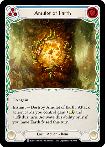 Amulet of Earth Rainbow Foil