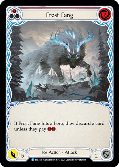 Frost Fang (Red) Rainbow Foil