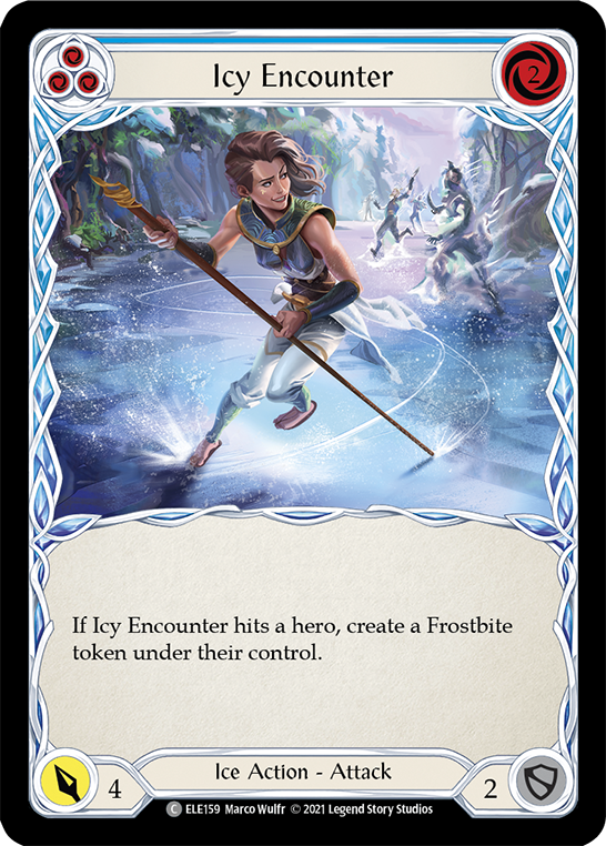 Icy Encounter (Blue) Rainbow Foil