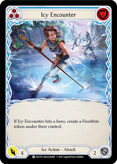 Icy Encounter (Blue) Rainbow Foil