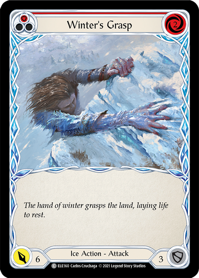 3x Winter's Grasp (Red)