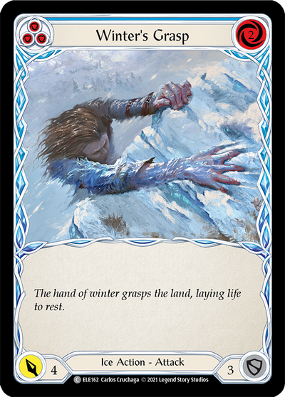 Winter's Grasp (Blue) Rainbow Foil