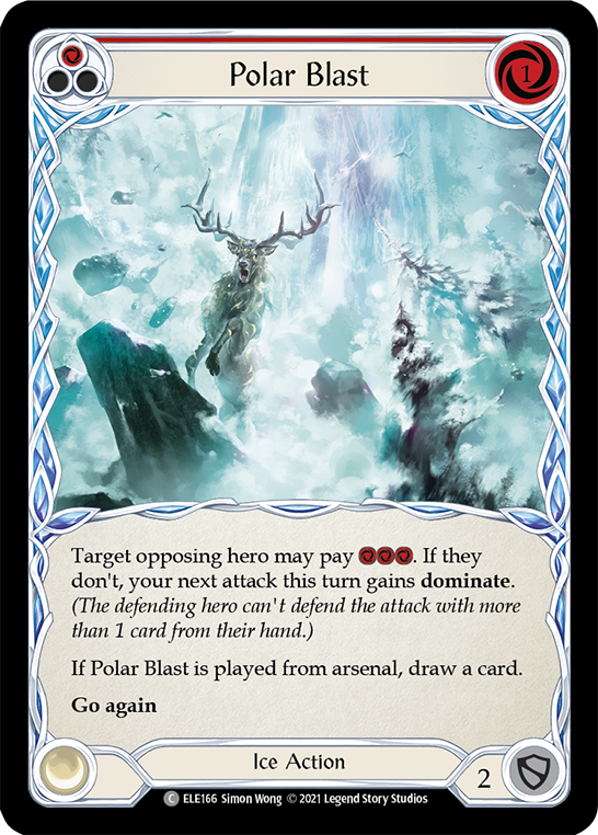 Polar Blast (Red) Rainbow Foil