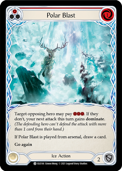 Polar Blast (Red) Rainbow Foil