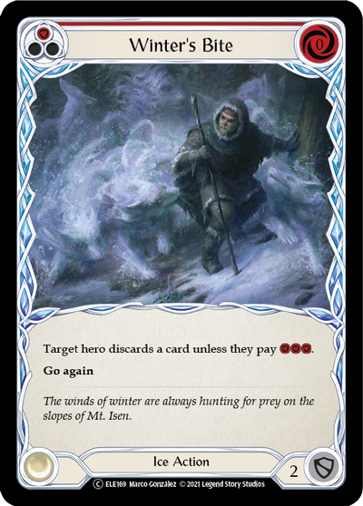 Winters Bite (Red) Rainbow Foil (Unlimited)