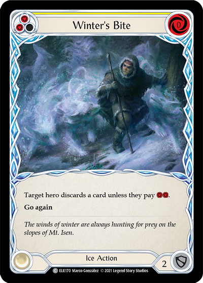 Winters Bite (Yellow) Rainbow Foil