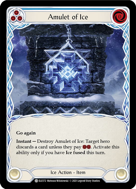 Amulet of Ice Rainbow Foil