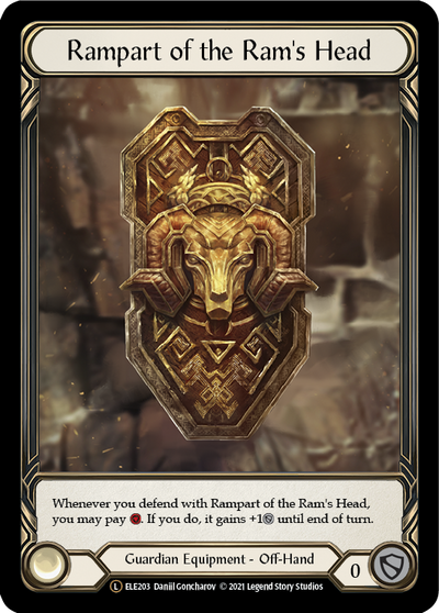 Rampart of the Ram's Head Rainbow Foil (Unlimited)