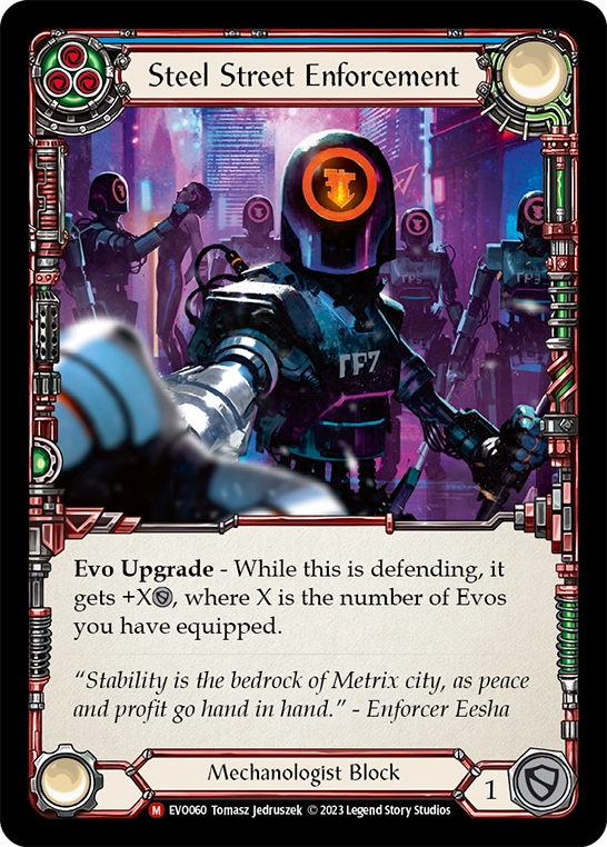 Steel Street Enforcement RainbowFoil