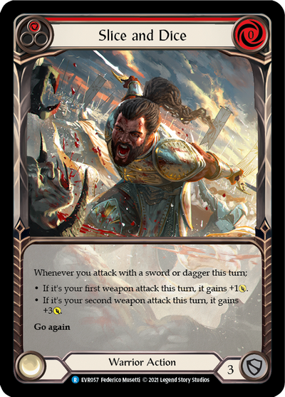 Slice and Dice (Red) Extended Art