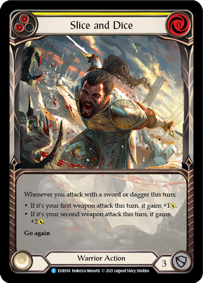 Slice and Dice (Yellow) Extended Art