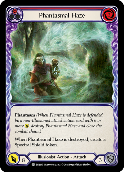 Phantasmal Haze (Red) Rainbow Foil