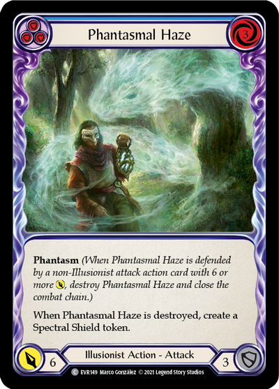 Phantasmal Haze (Blue) Rainbow Foil