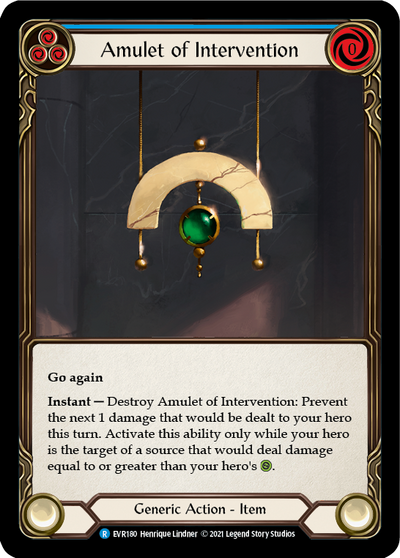 3x Amulet of Intervention