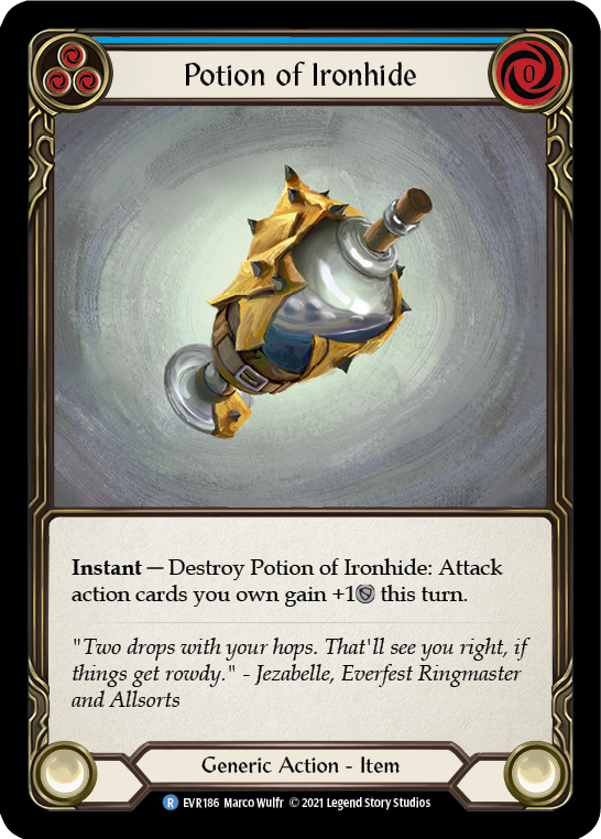 Potion of Ironhide Cold Foil