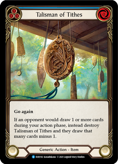 Talisman of Tithes Cold Foil