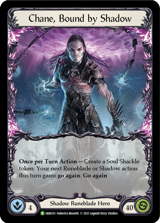Chane, Bound by Shadow Cold Foil Promo
