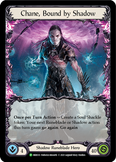 Chane, Bound by Shadow Cold Foil Promo