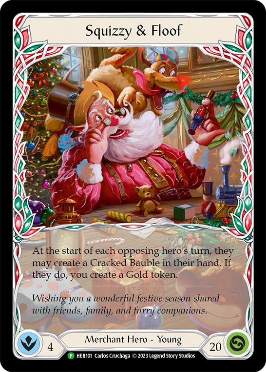 Squizzy & Floof Rainbow Foil Promo