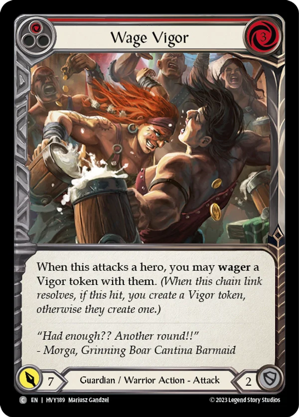 Wage Vigor (Red) Rainbow Foil