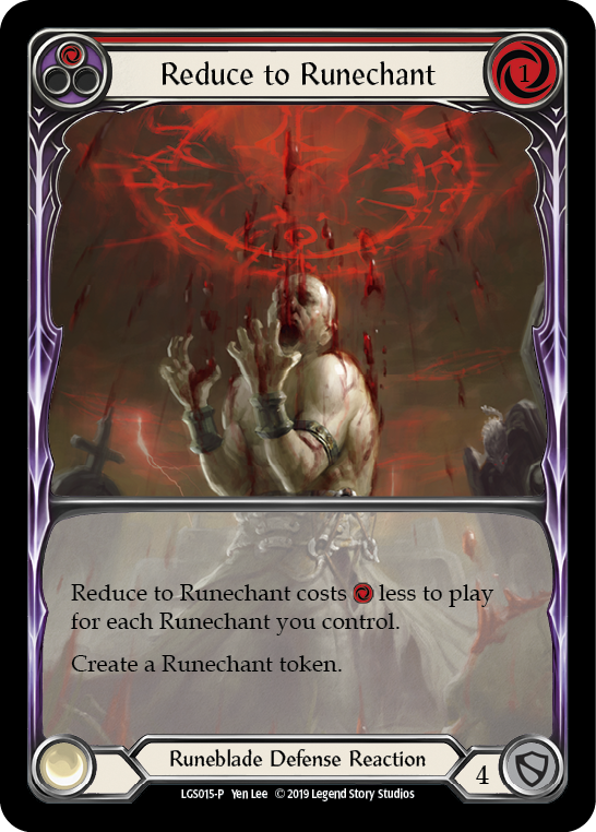Reduce to Runechant (Red) Promo