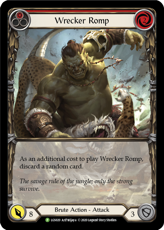 Wrecker Romp (Red) Rainbow Foil Promo