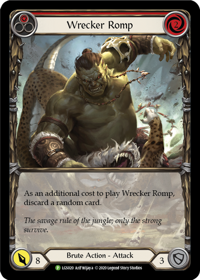 Wrecker Romp (Red) Rainbow Foil Promo