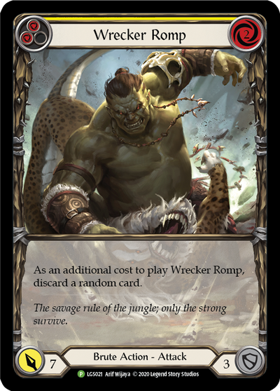 Wrecker Romp (Yellow) Rainbow Foil Promo