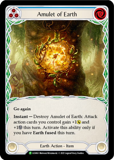 Amulet of Earth Cold Foil Promo