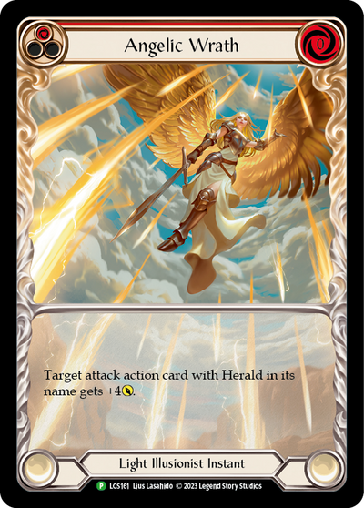 Angelic Wrath (Red) Rainbow Foil Promo