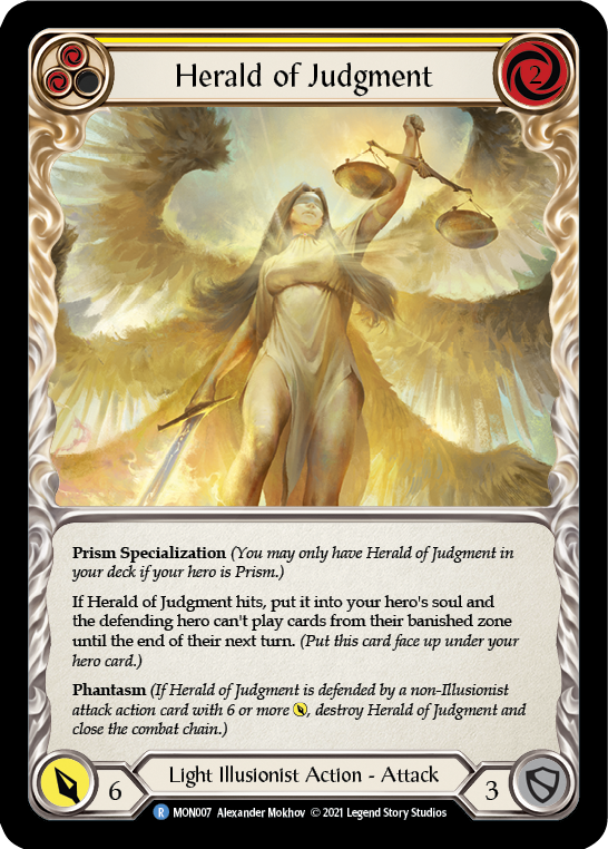 Herald of Judgment Rainbow Foil