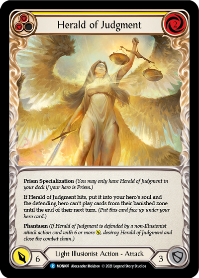 Herald of Judgment Rainbow Foil