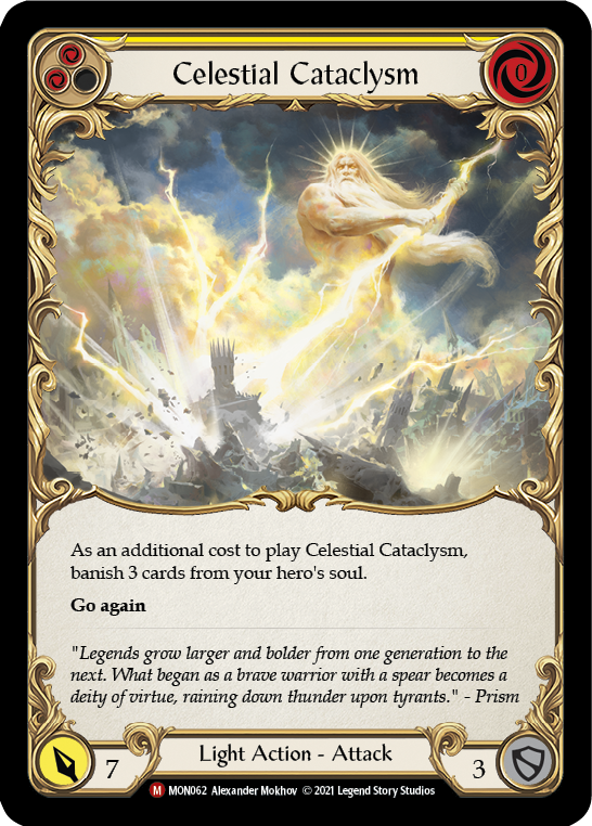 Celestial Cataclysm Rainbow Foil