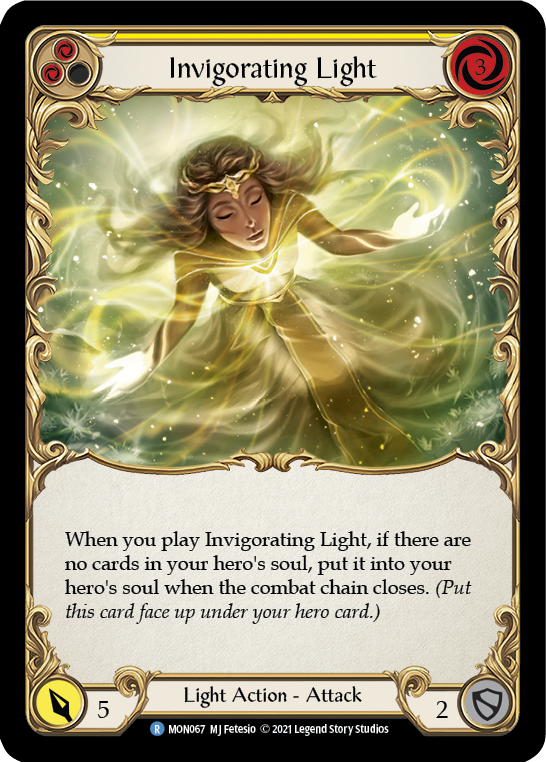 3x Invigorating Light (Yellow)