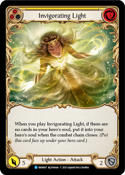 3x Invigorating Light (Yellow)