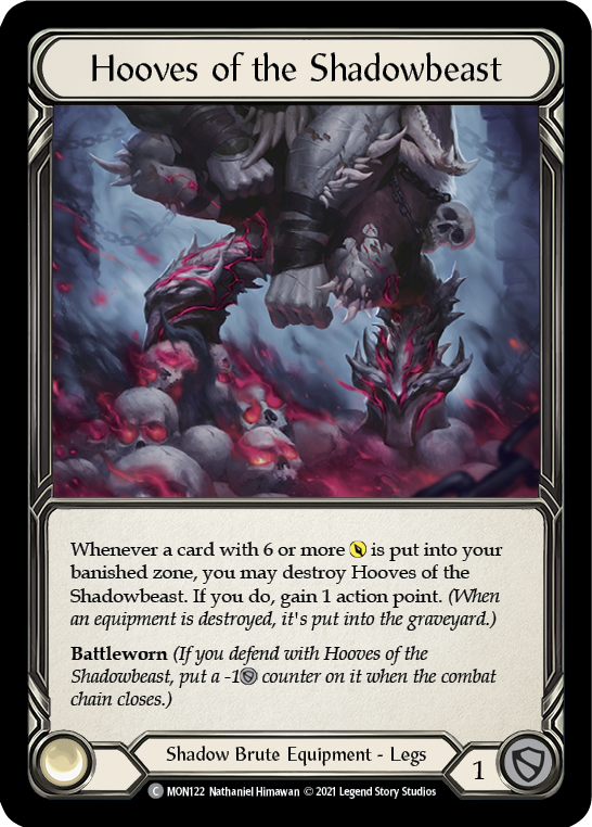 Hooves of the Shadowbeast Cold Foil