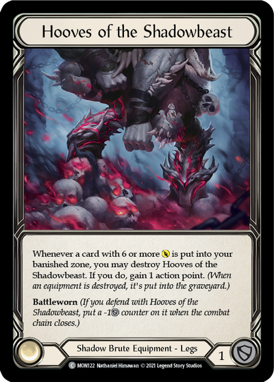 Hooves of the Shadowbeast Cold Foil