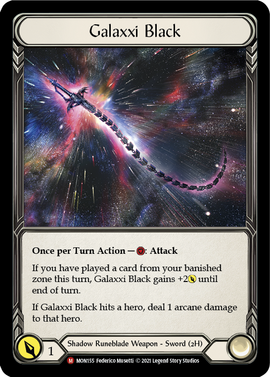 Galaxxi Black Alt Art Cold Foil