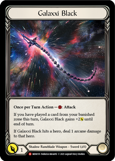 Galaxxi Black Alt Art コールド フォイル