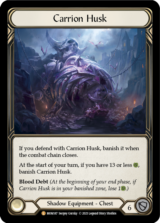 Carrion Husk Cold Foil