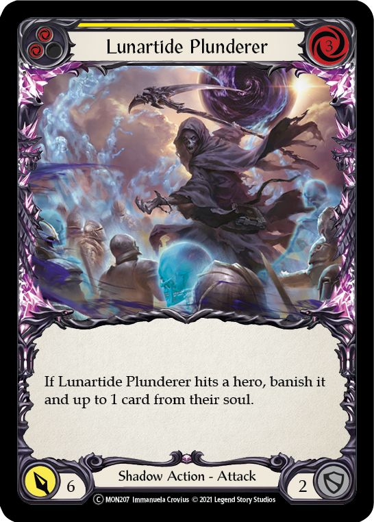3x Lunartide Plunderer (Yellow) (Unlimited)