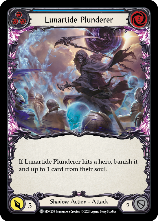 3x Lunartide Plunderer (Blue)